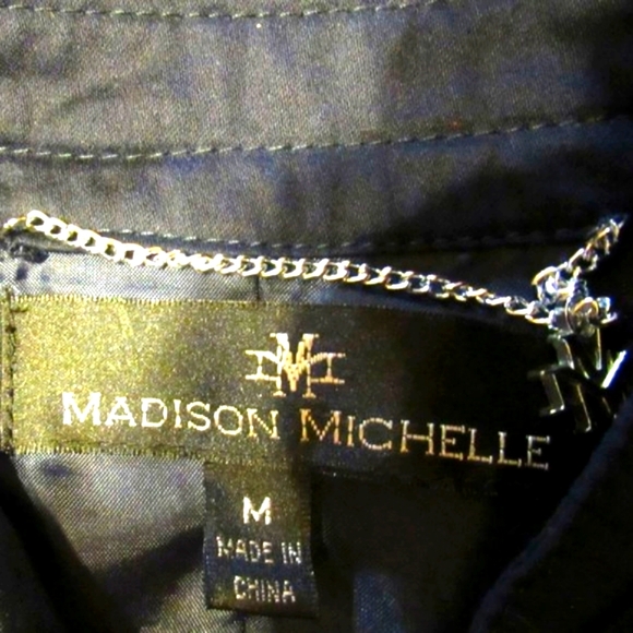 ⚓ Adorable Navy Blue Open Front Nautical Jacket/Blazer - M - Picture 13 of 16